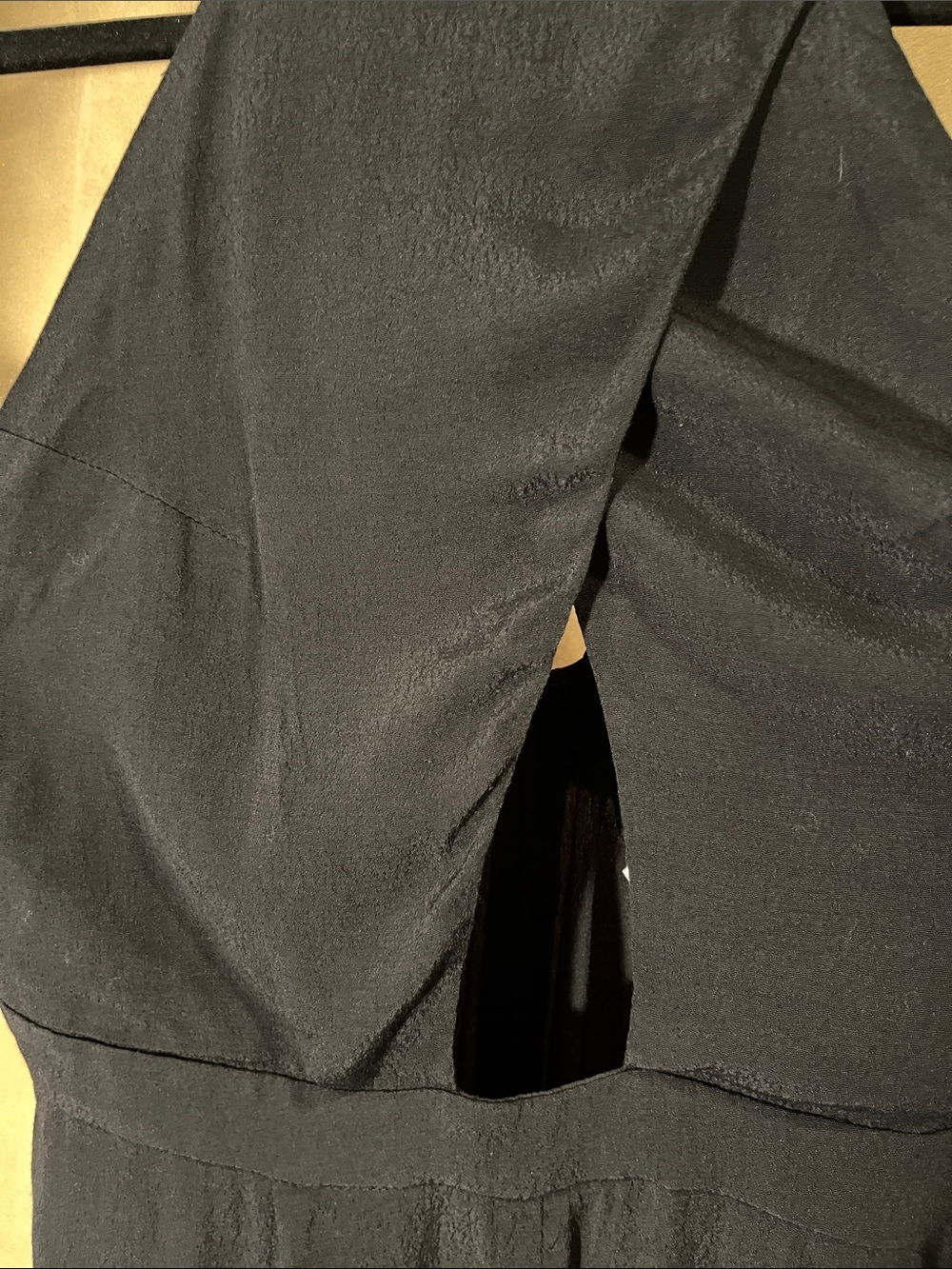 Tobi Black Halter-Style Jumpsuit with Front Cutout - Picture 7 of 7